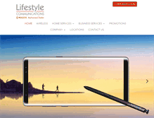 Tablet Screenshot of lifestylewireless.com